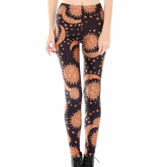 See You Monday Pants - SEE YOU MONDAY SUN & MOON PRINTED LEGGINGS